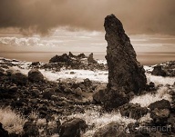 A near-infrared view of a landscape found nowhere else on earth